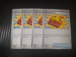 Playset 4x NM Fighting Gong English Mega Evolution 116/132 - Image 1