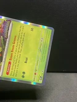 Thwackey 115 Prerelease Staff 115 Scarlet & Violet Promo Holo Pokemon Card - Image 3
