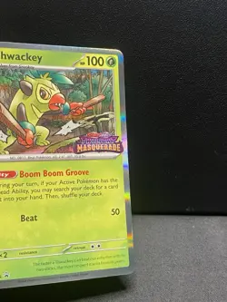 Thwackey 115 Prerelease Staff 115 Scarlet & Violet Promo Holo Pokemon Card - Image 5