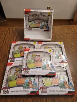 Pokemon TCG Scarlet and Violet 151 Poster Collection 6X Display. - Image 1
