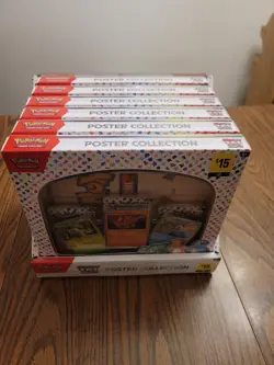 Pokemon TCG Scarlet and Violet 151 Poster Collection 6X Display. - Image 2