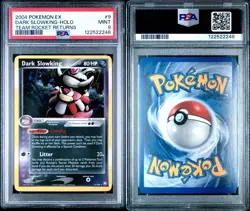 Pokemon Dark Slowking EX Team Rocket Returns Holo Rare #9 PSA 9 - Image 1