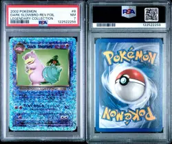 2002 POKEMON LEGENDARY COLLECTION #8 DARK SLOWBRO-REVERSE FOIL PSA 7 - Image 1