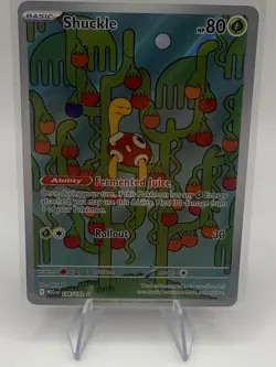 Pokemon TCG Shuckle #136/132 Mega Evolutions Full Art IR Illustration Rare Mint - Image 1