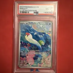 2023 Pokemon SVI EN-Scarlet & Violet #206 WIGLETT Illustration Rare PSA 10 GEM - Image 1