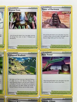 Pokemon Tcg Lot of 9 Various Stadium Trainer Reverse Holo - Image 3