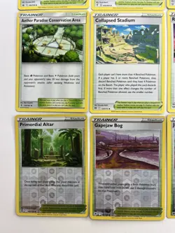 Pokemon Tcg Lot of 9 Various Stadium Trainer Reverse Holo - Image 5