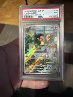 Pokemon TCG Charmander Obsidian Flames PSA 9 Mint - Image 1