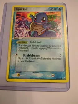 2006 Pokemon EX Crystal Guardians #64 Squirtle, 2006, C, NF/H, cd4 Great Artwork - Image 2