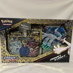 Pokemon Crown Zenith Unown V & Lugia V Special Collection Sealed - Image 1