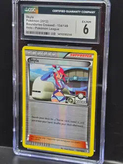 Skyla Pokemon 2012 Boundaries Crossed 134/149 Holo Pokemon League CGC 6 Trainer - Image 2