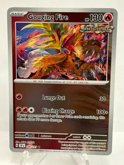 Pokemon - GOUGING FIRE 038/191 - Reverse Holo Rare - Surging Sparks - NM/M - Image 1