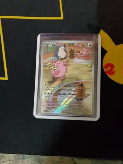 Chansey Illustration Rare Full Art Pokemon TCG Twilight Masquerade 187/167 - Image 1