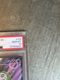 2025 POKEMON BLACK BOLT EN MELOETTA ex ULTRA RARE #159 💎 PSA 10 - Image 2