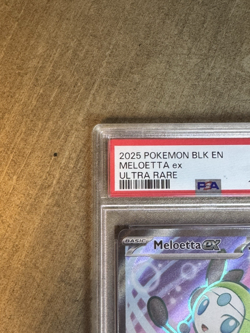 2025 POKEMON BLACK BOLT EN MELOETTA ex ULTRA RARE #159 💎 PSA 10 - Image 3