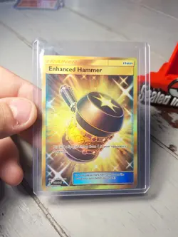 🔥 Enhanced Hammer NM Secret Rare 162/145 SM Guardians Rising - Pokemon TCG 🔥 - Image 1