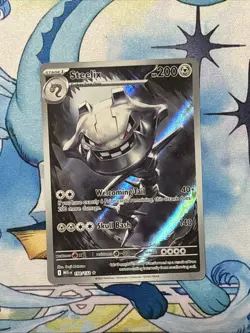 Steelix 150/132 Illustration Rare Pokemon Mega Evolution NM - Image 1