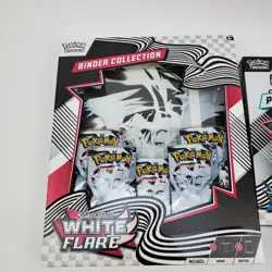 Pokemon Black Bolt White Flare Lot Binder & Poster Collection Booster Bundle - Image 3