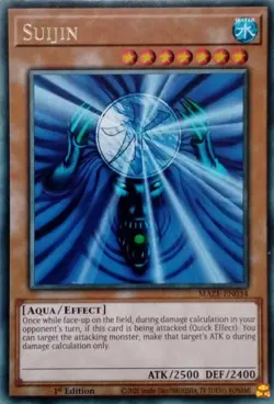 MAZE-EN034 SUIJIN RARE 1ST EDITION YuGiOh CARD - Image 1