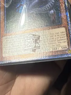Yu-Gi-Oh Souleating Oviraptor Quarter Century Secret Rare Card RA04-EN288 - Image 3