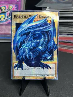 Yu-Gi-Oh! TCG Blue-Eyes White Dragon Custom Full Art Starlight Rare - Image 1