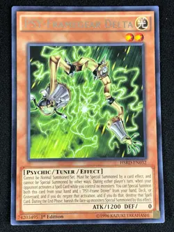 YUGIOH PSY-FRAMEGEAR DELTA HSRD-EN032 1ST RARE (NM) - Image 1