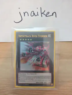 Yu-Gi-Oh! Infinitrack River Stormer MP20-EN212 Ultra Rare 1st Edition Near Mint - Image 1