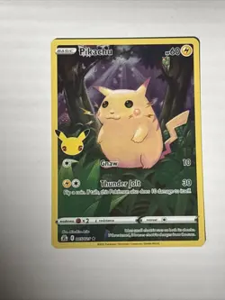 Pokemon TCG Celebrations Pikachu Holo Rare Card 005/025 NM/Mint Condition - Image 1