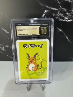 Raichu Pokemon Old Maid Playing Cards (2019) Japanese CGC PRISTINE 10! - Image 1