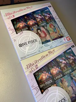 Lot of 2 One Piece Card Game Illustration Box Volume 1 + Vol 2 One Piece Box New - Image 2