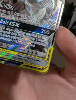Pokemon Pikachu & Zekrom GX 240 SM168 2019 Promo Card Basic Tag Team NM-M - Image 4
