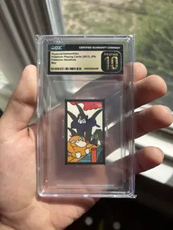 Pokemon 2013 Japanese Hanafuda Card Psyduck/Oddish/Ditto CGC Pristine 10 - Image 1