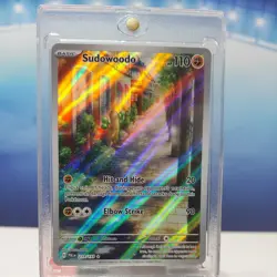 Sudowoodo 219/193 Pokemon TCG Paldea Evolved Holo Illustration Rare Card 2023 - Image 1