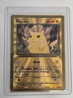 Pikachu - (Celebrations Metal Card) 058/102 Miscellaneous Cards & Products Holo - Image 1