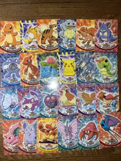 90 Card Vintage Pokemon Topps Lot #3 - Image 1