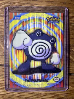 Pokemon Topps 2 Error Card Lot Pikachu Polywhirl Double Print Error - Image 3