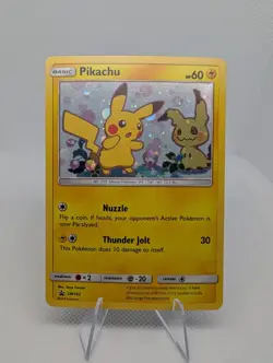 Pikachu SM162 - Sun & Moon Black Star Promo Pokemon TCG Card - LP - Image 1