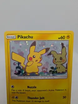Pikachu SM162 - Sun & Moon Black Star Promo Pokemon TCG Card - LP - Image 2