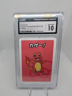 CGC 10 Gem Mint Charmander Old Maid 2019 Japanese Pokemon Card TCG Card See Desc - Image 1