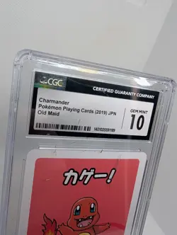 CGC 10 Gem Mint Charmander Old Maid 2019 Japanese Pokemon Card TCG Card See Desc - Image 2