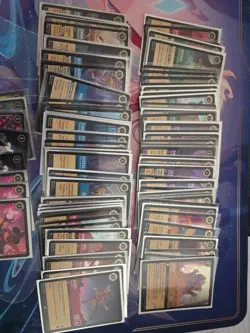 Lorcana First Chapter Cold Foil Bulk Lot 100 + Cards - Image 1