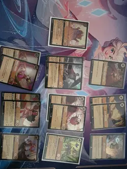 Lorcana First Chapter Cold Foil Bulk Lot 100 + Cards - Image 2