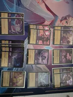 Lorcana First Chapter Cold Foil Bulk Lot 100 + Cards - Image 3