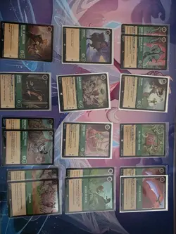 Lorcana First Chapter Cold Foil Bulk Lot 100 + Cards - Image 4