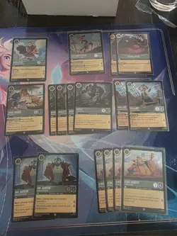 Disney Lorcana Azurite Sea Foil Lot 140 Cards - Image 2