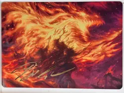 Stoke the Flames - GOLD STAMPED ART CARD- Magic the Gathering MTG Nice! - Image 1