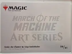 Stoke the Flames - GOLD STAMPED ART CARD- Magic the Gathering MTG Nice! - Image 2