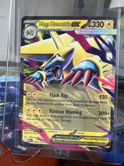 8 Pokemon Mega Evolutions Cards! With Mega Manectric ex! Pack Fresh Pulls. 💎 - Image 1