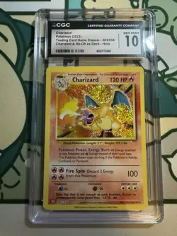 Charizard Pokemon (2023)Trading Card Game Classic - 003/034 Holo CGC GEM MINT 10 - Image 1