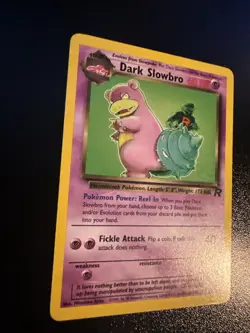 Dark Slowbro 29/82 Team Rocket Non Holo Rare Pokemon Card LPU - Image 2